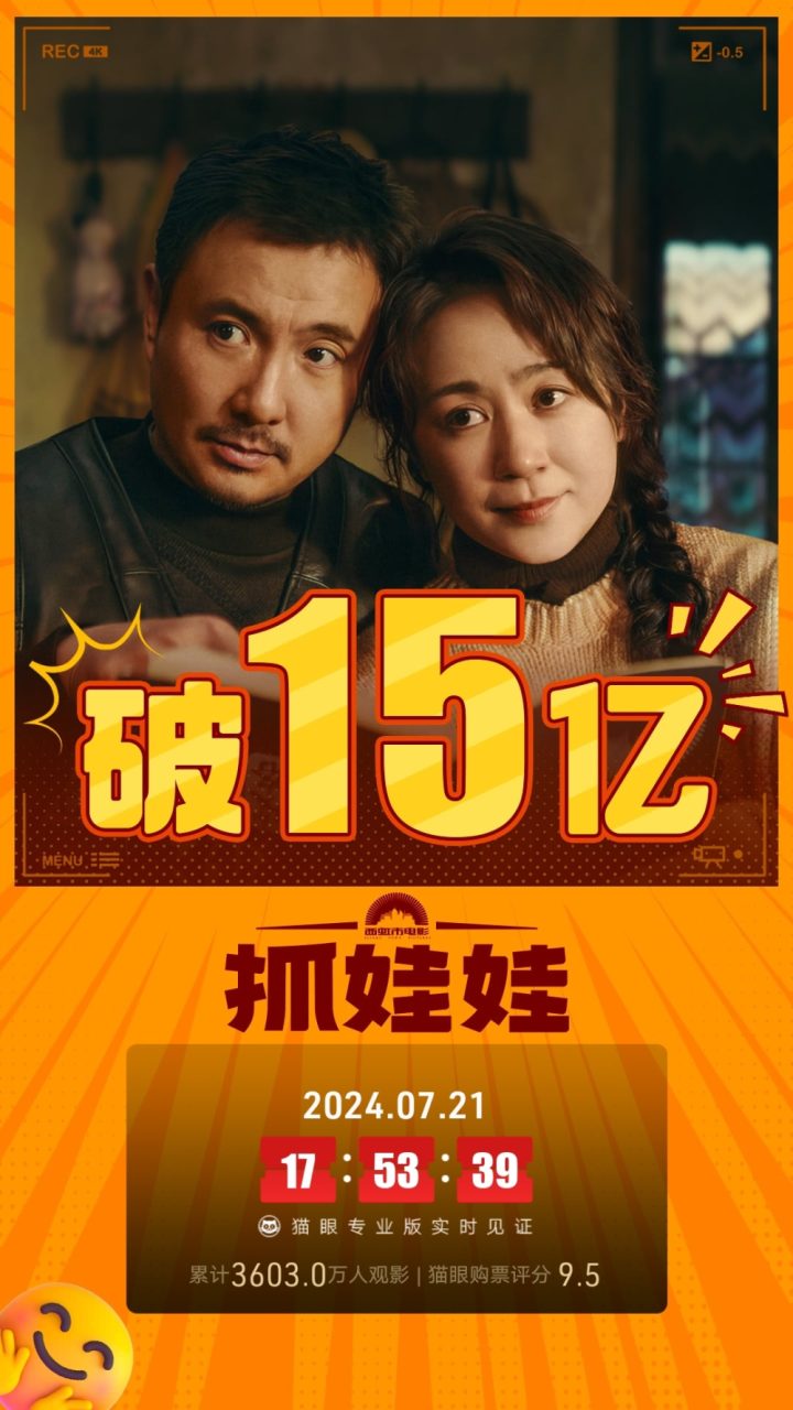 《抓娃娃》票房突破15亿！低估的小演员如今崭露头角 -1