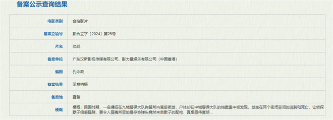 古天乐领衔主演新片《侦战》，探讨民国时期密室悬案 -2