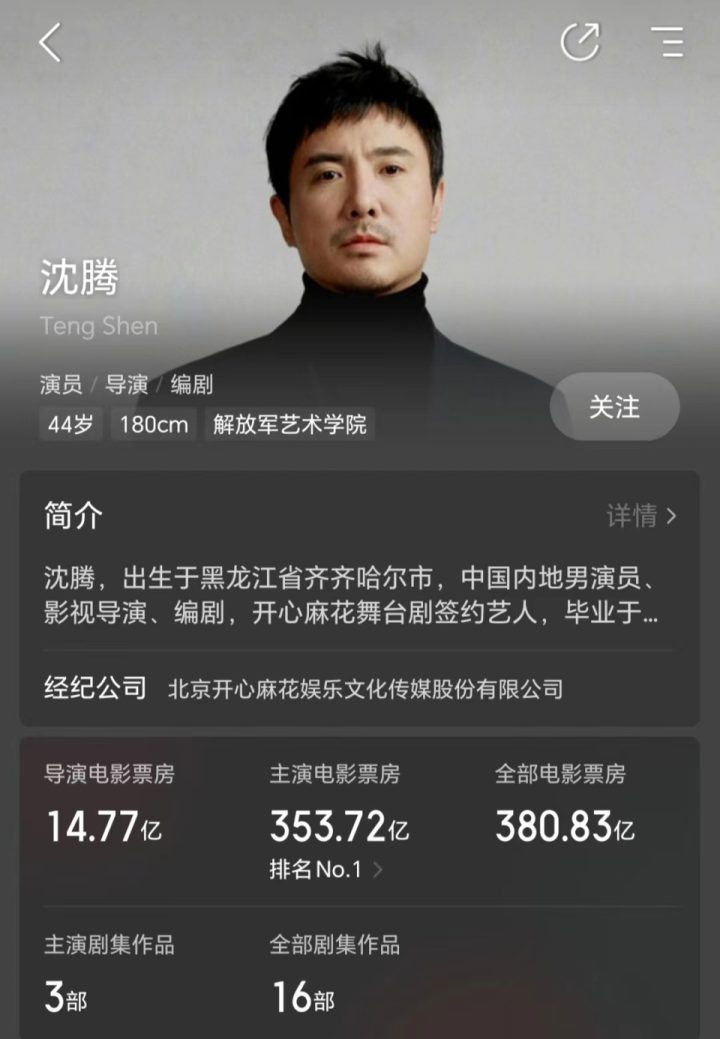 沈腾马丽年度票房Top5，四部作品跻身榜单 -2