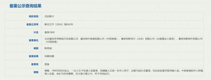 陈思诚新片《唐探1900》破解旧金山唐人街命案 -1