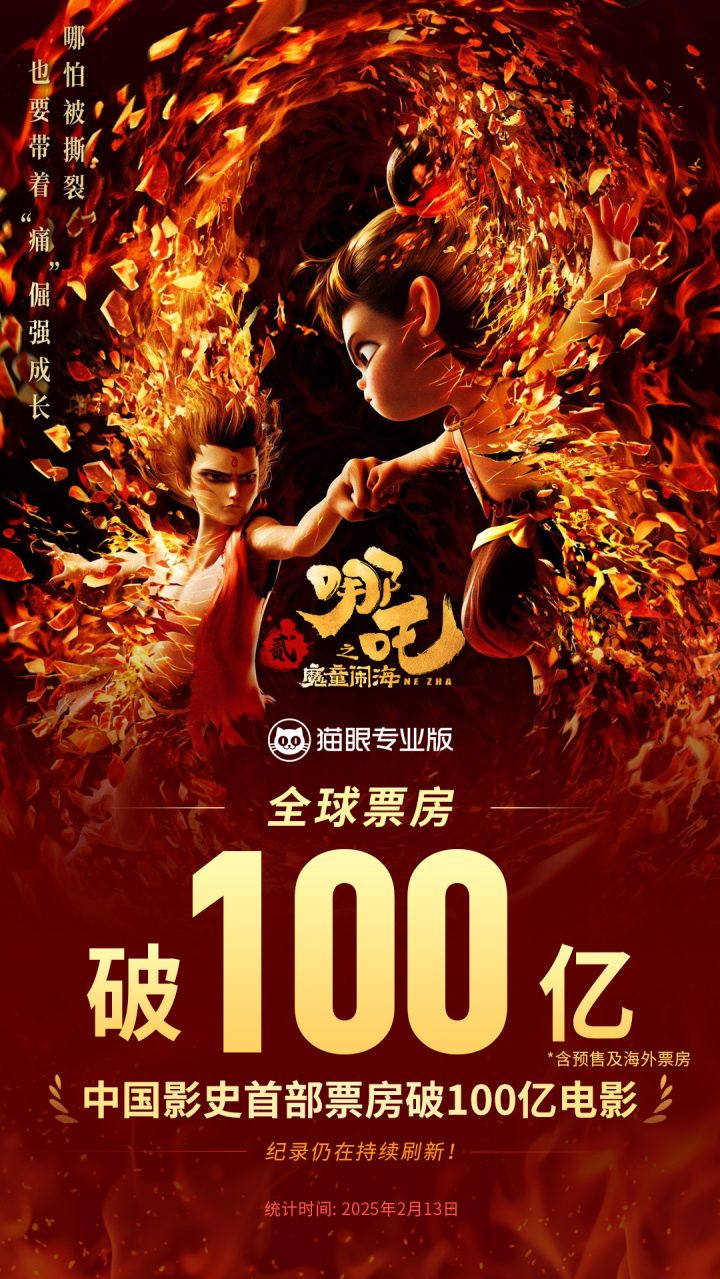 《哪吒2》magnet磁力链接资源原声版泄漏版【HD720P/3.8G-MP4】百度云网盘 -1