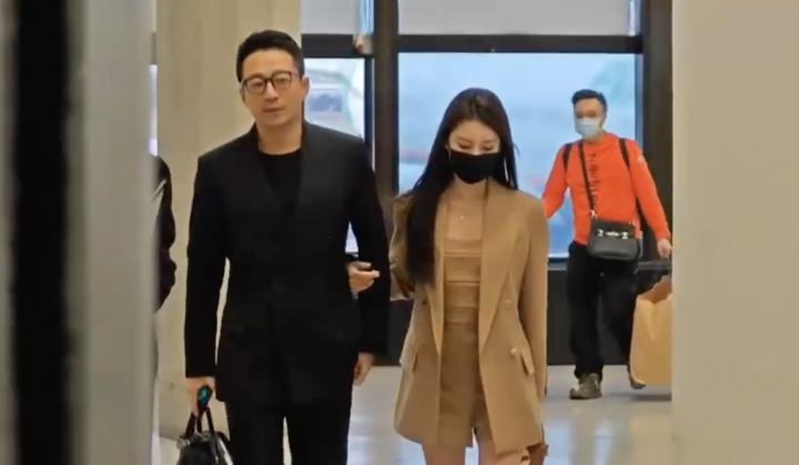 汪小菲与马筱梅抵台，媒体追问下沉默以对 -1